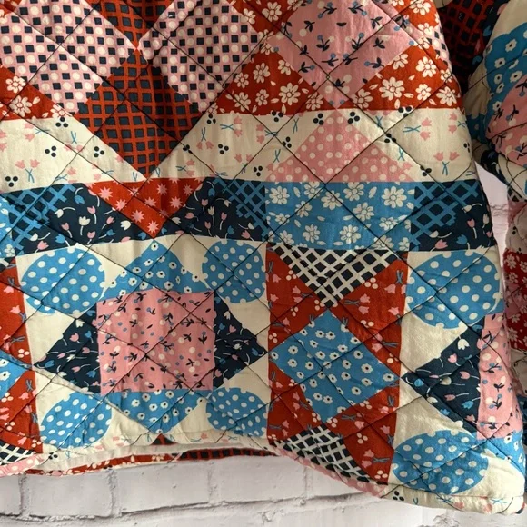 Quilted Patchwork Long Sleeve Top - Picture 3 of 5